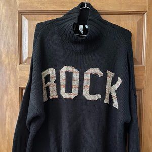 Elan Mock Neck Sweater - Rock